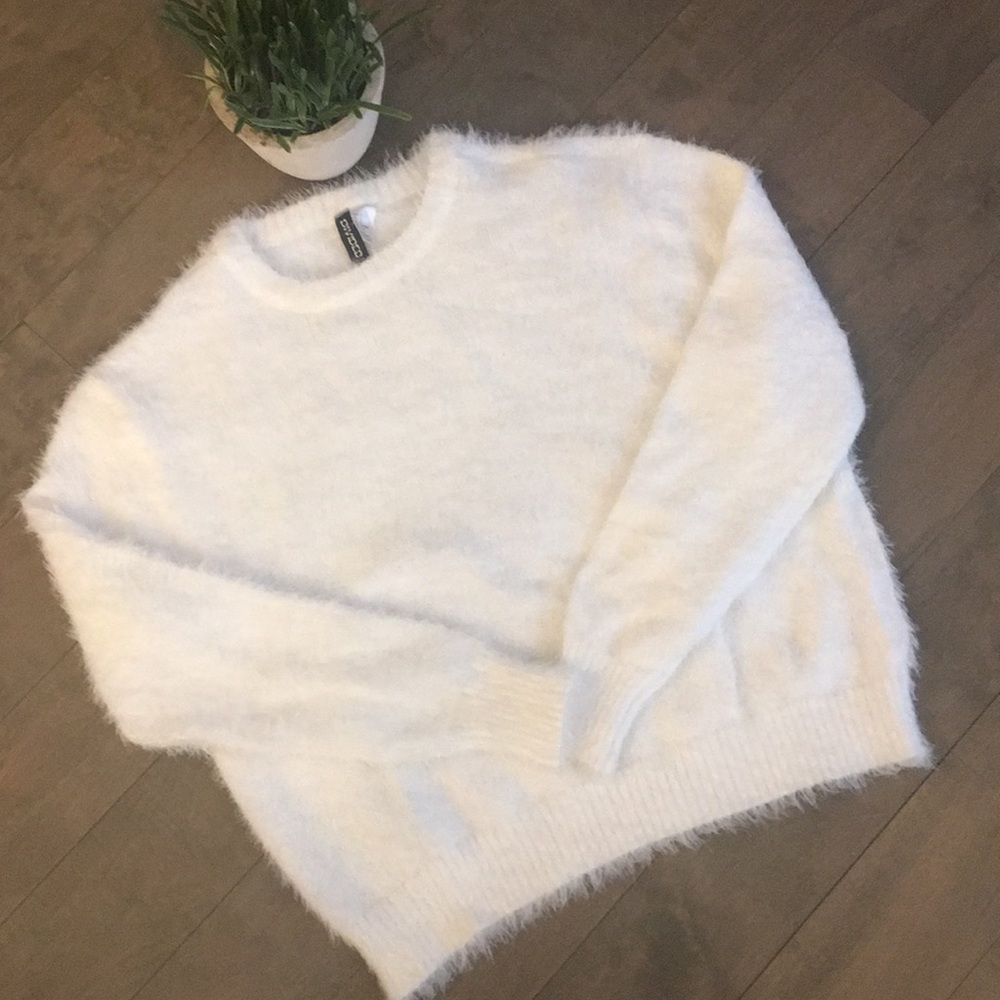 Cozy White Sweater